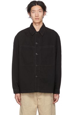 Lemaire Black Workwear Jacket