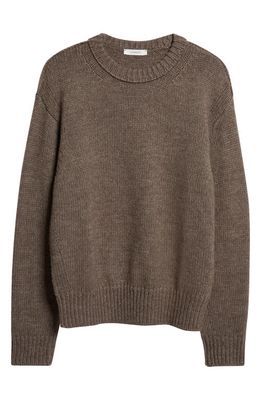 Lemaire Boxy Alpaca & Wool Blend Sweater in Donkey Grey Bk858