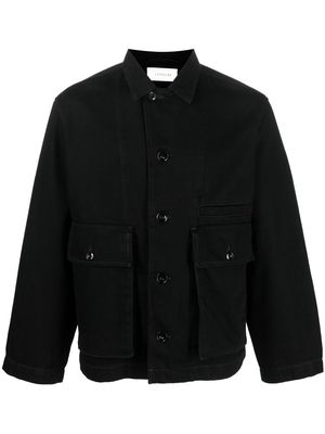 Lemaire Boxy cotton shirt jacket - Black