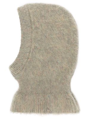 Lemaire brushed knitted balaclava - Grey