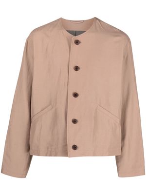 Lemaire button-up jacket - Brown