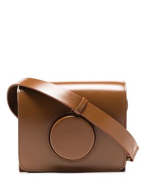 LEMAIRE Camera boxy crossbody bag - Brown