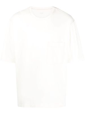 Lemaire chest patch-pocket cotton T-shirt - White