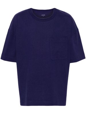 LEMAIRE chest-pocket jersey T-shirt - Blue