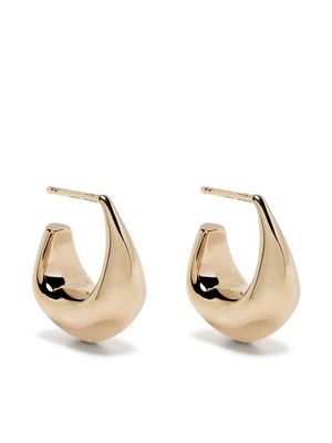Lemaire chunky hoop earrings - Gold