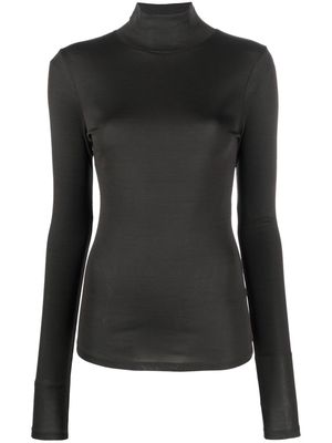 Lemaire classic polo neck top - Grey