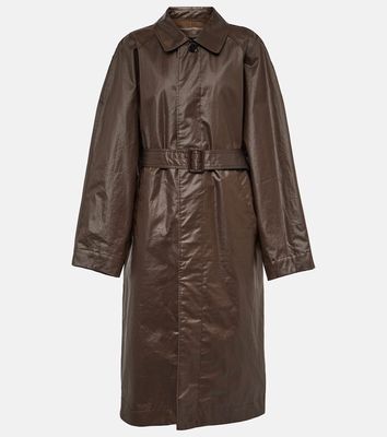 Lemaire Coated cotton raincoat