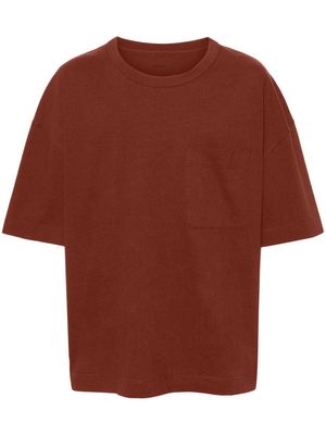 LEMAIRE cotton-blend T-shirt - Brown