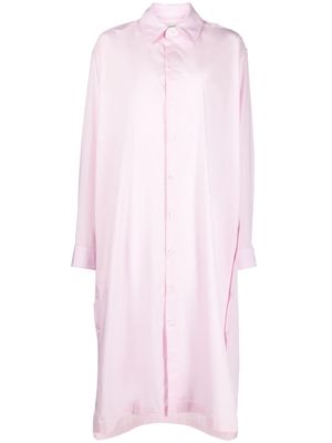Lemaire cotton shirt dress - Pink