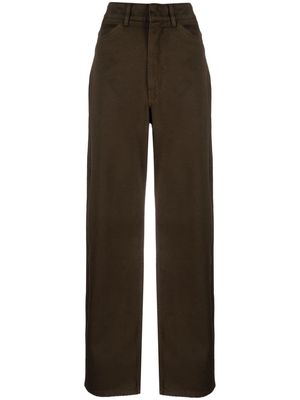 LEMAIRE curved straight-leg jeans - Brown
