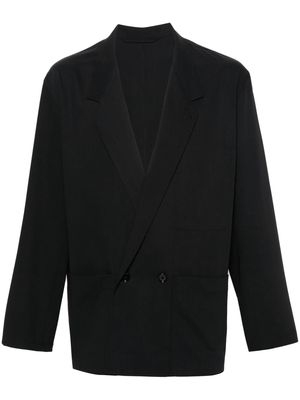 LEMAIRE double-breasted blazer - Black