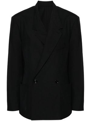 LEMAIRE double-breasted blazer - Blue