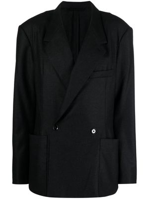 Lemaire double-breasted cashmere blazer - Grey