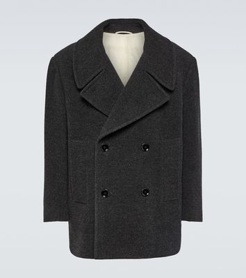 Lemaire Double-breasted wool peacoat