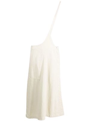 LEMAIRE draped cotton skirt - Neutrals