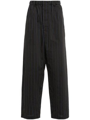 LEMAIRE drawstring-fastening trousers - Brown