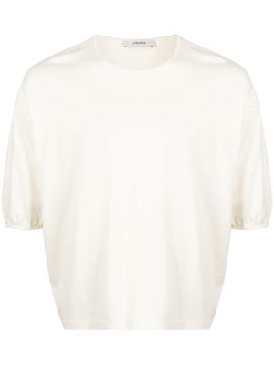 LEMAIRE drop-shoulder cotton T-shirt - Yellow