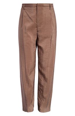 Lemaire Easy Pleated Silk Blend Pants in Misty Mauve Pu813
