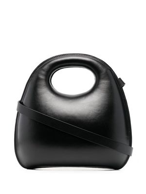 Lemaire Egg leather tote bag - Black