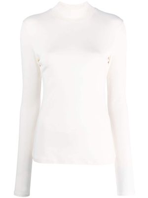 Lemaire fine-knit cotton blouse - Neutrals