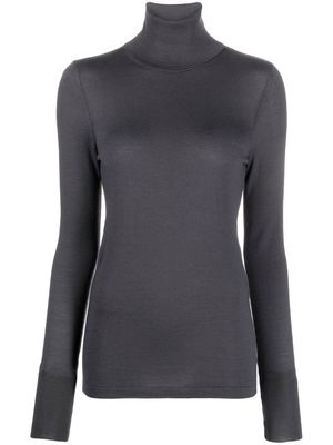 Lemaire fine-knit roll-neck jumper - Grey