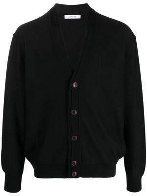 Lemaire fine-knit V-neck cardigan - Black