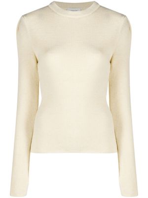 Lemaire fine-knit wool jumper - White
