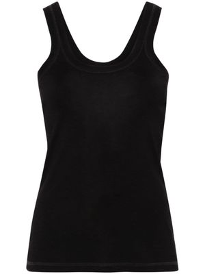 LEMAIRE fine-ribbed tank top - Black