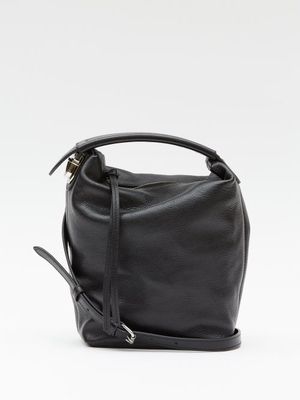 Lemaire - Grained-leather Cross-body Bag - Mens - Black