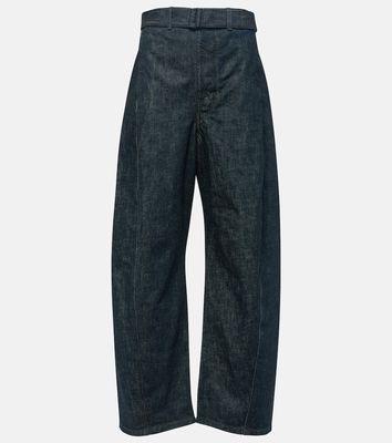 Lemaire High-rise barrel-leg jeans
