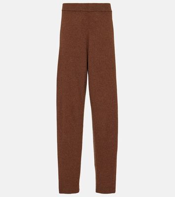 Lemaire High-rise straight wool pants