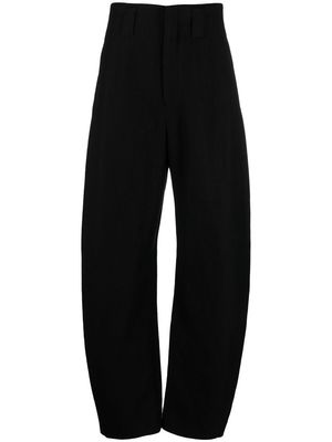 Lemaire high-waist wide-leg trousers - Black