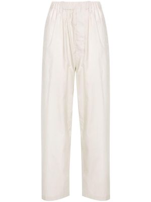 LEMAIRE high-waisted lightweight trousers - Grey
