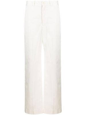 Lemaire high-waisted straight-leg trousers - White