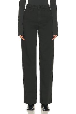 Lemaire High Waisted Straight Pant in Army