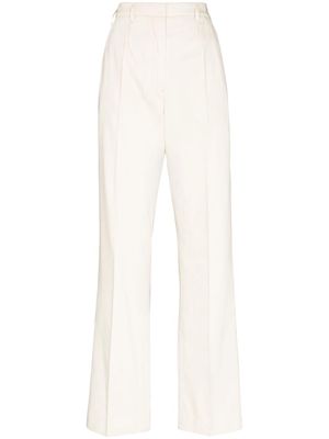 Lemaire high-waisted tailored trousers - Neutrals