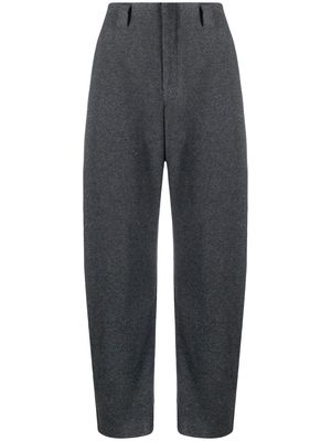 Lemaire high-waisted wool trousers - Grey
