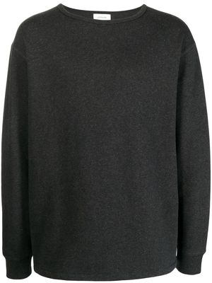 Lemaire jersey-knit long-sleeved sweater - Black