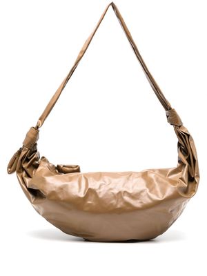 LEMAIRE large Soft Croissant leather shoulder bag - Brown