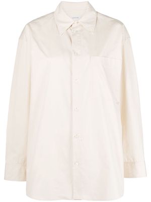 LEMAIRE layered cotton shirt - Neutrals
