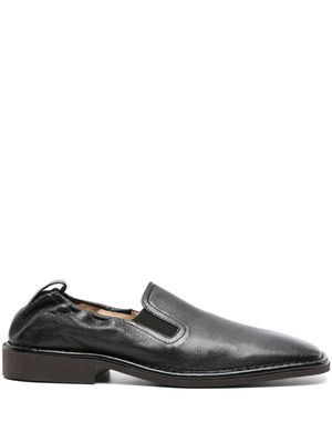 LEMAIRE leather slip-on loafers - Black