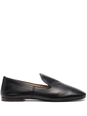LEMAIRE leather slip-on shoes - Black