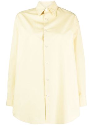 Lemaire long-line style shirt - Yellow
