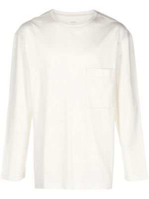 Lemaire long-sleeve cotton T-shirt - White