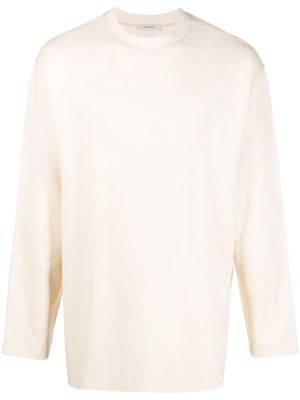 Lemaire long-sleeve crew-neck sweatshirt - Neutrals