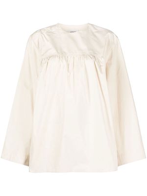 Lemaire long-sleeved tunic top - Neutrals