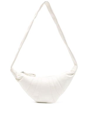 LEMAIRE medium Croissant shoulder bag - White