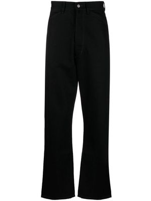 Lemaire mid-rise straight-leg trousers - Black