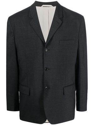 Lemaire notched-lapel blazer jacket - Black