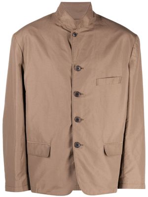 Lemaire notched-lapel single-breasted jacket - Brown
